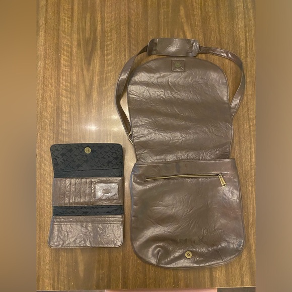 Star Wars Loungefly Rare Boba Fett Crossbody Messenger Bag Purse and Wallet - Picture 3 of 8